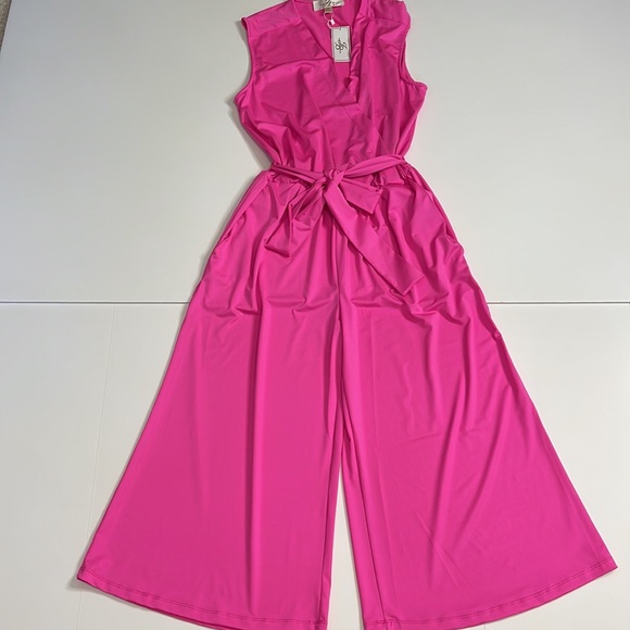 Julie Brown fuschia pink jumpsuit - Picture 4 of 14